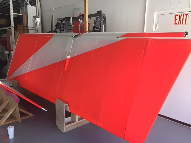 Clear Coating the Sails